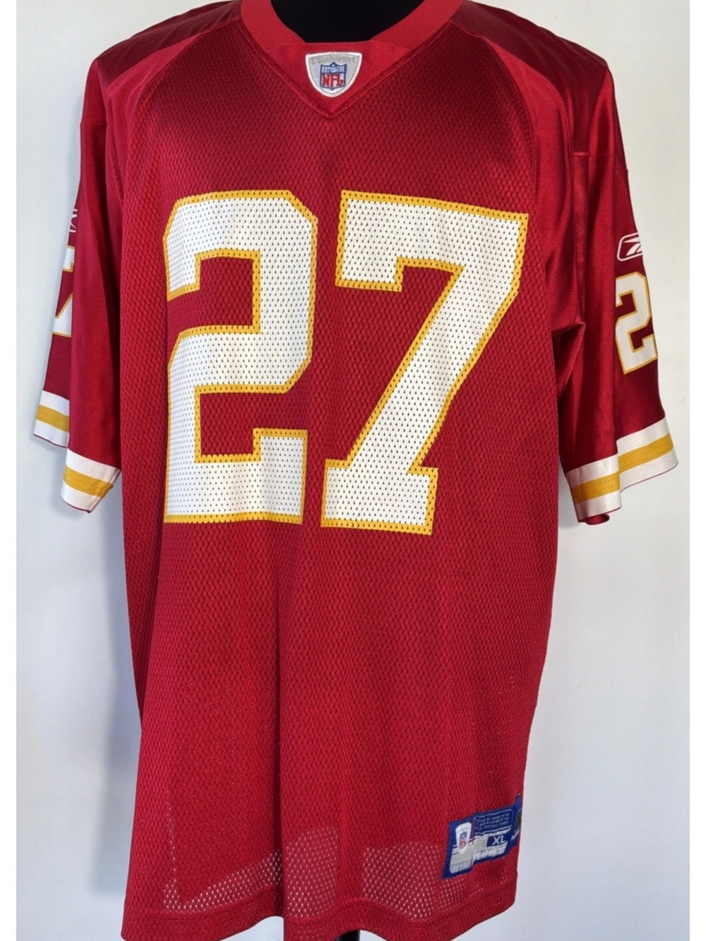 Vintage Reebok Kansas City Chiefs Larry Johnson #27 Jersey Size XL